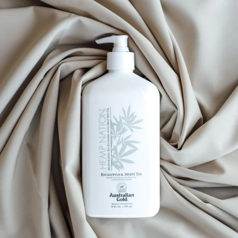Australian Gold - Hemp Nation - Hemp Nation Eucalyptus & White Tea Bodylotion - 535 ml.