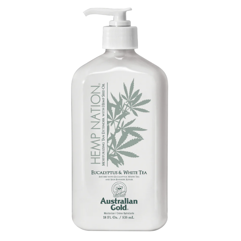 Australian Gold - Hemp Nation - Hemp Nation Eucalyptus & White Tea Bodylotion - 535 ml.