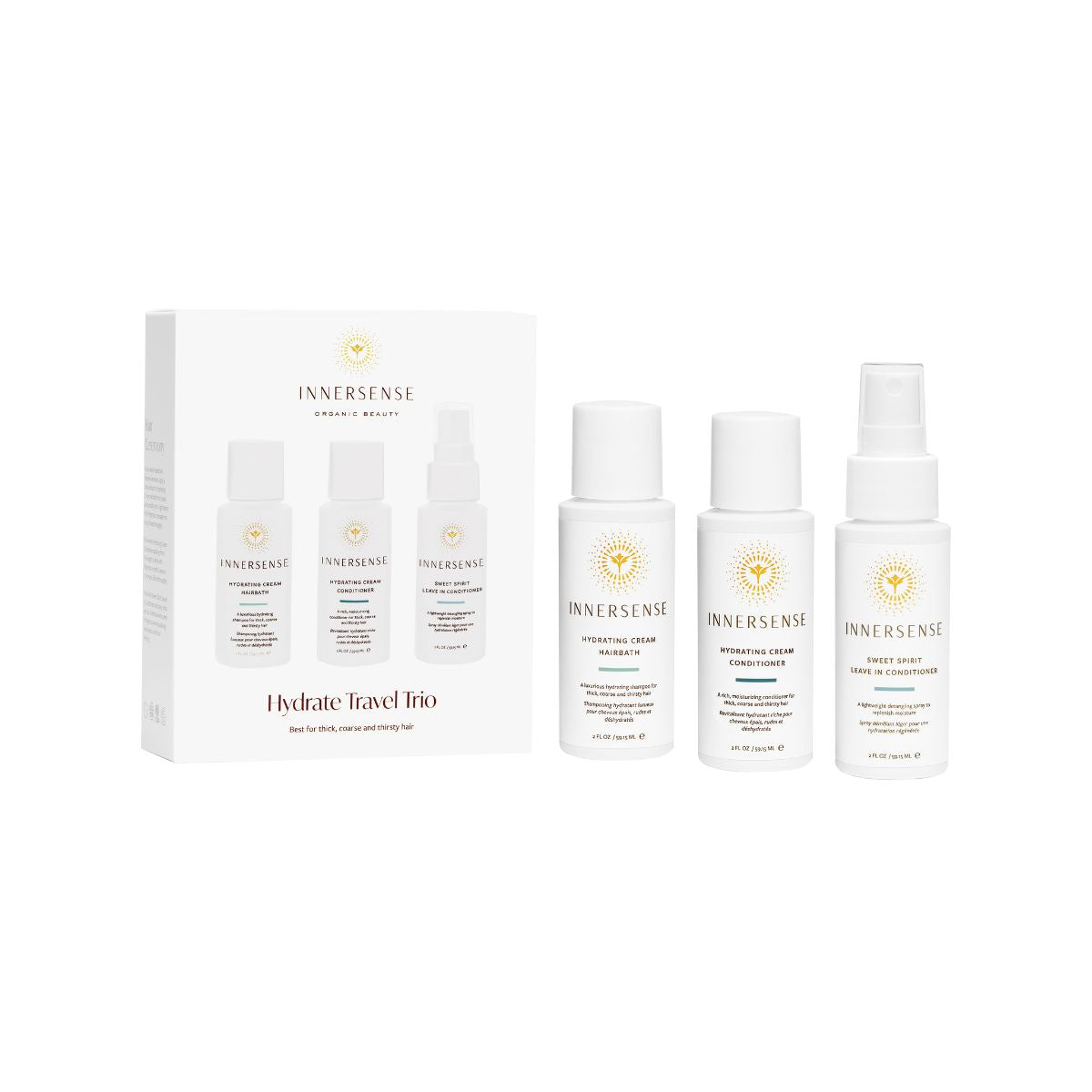 Innersense - Hydrate Travel Trio - 3x59ml