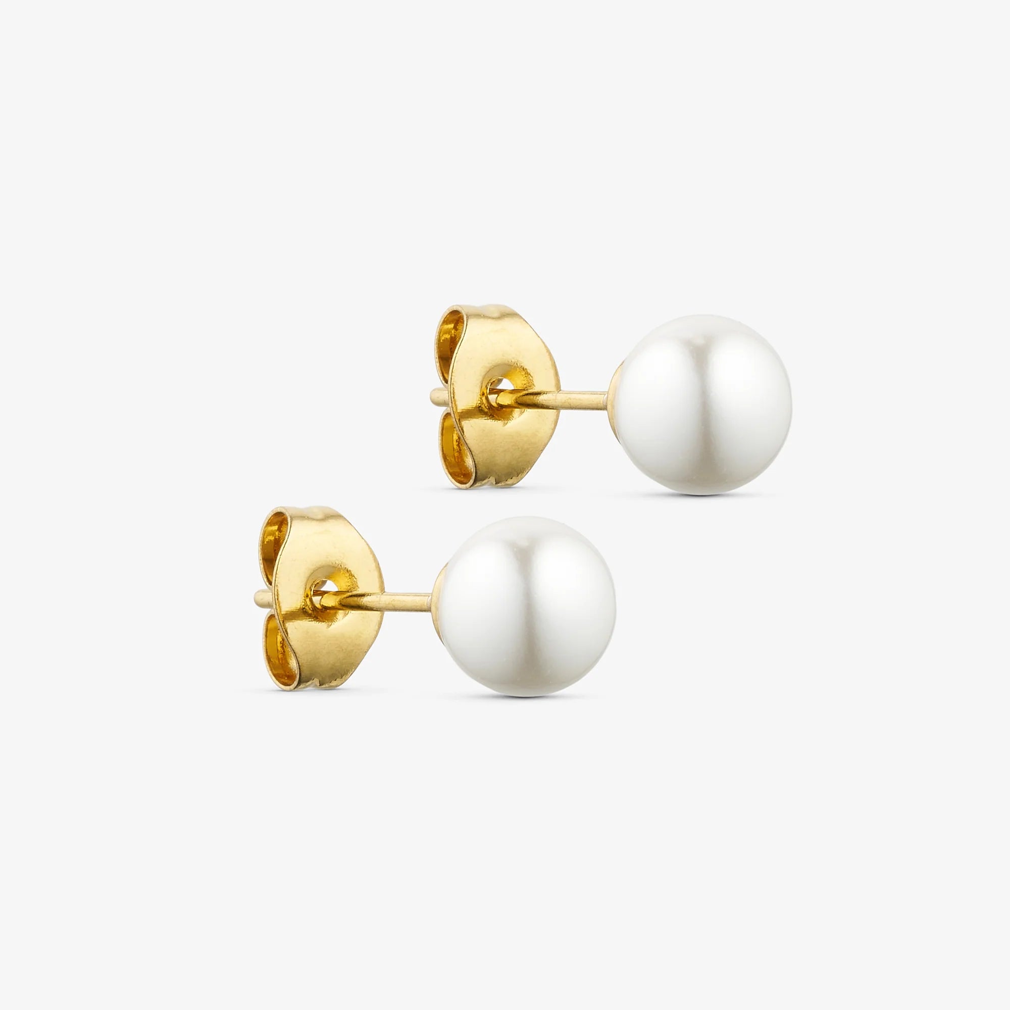 Wolff Jewelry - Pretty Pearl Earring - 18 karat guldbelagt