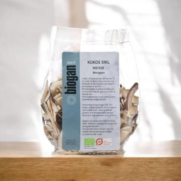 BIOGAN - ØKOLOGISK KOKOS SMIL - RISTEDE - 175 g