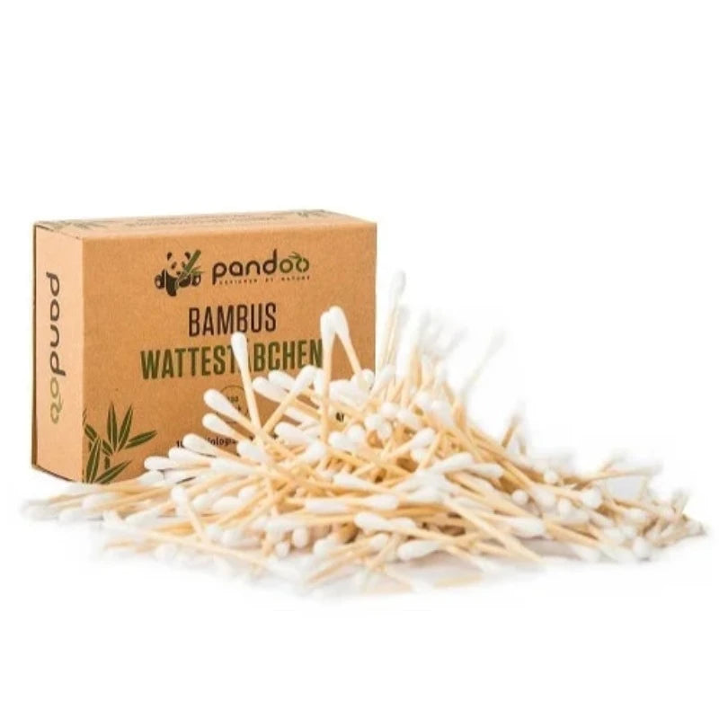 PANDOO - ØKOLOGISKE VATPINDE 200 STK.