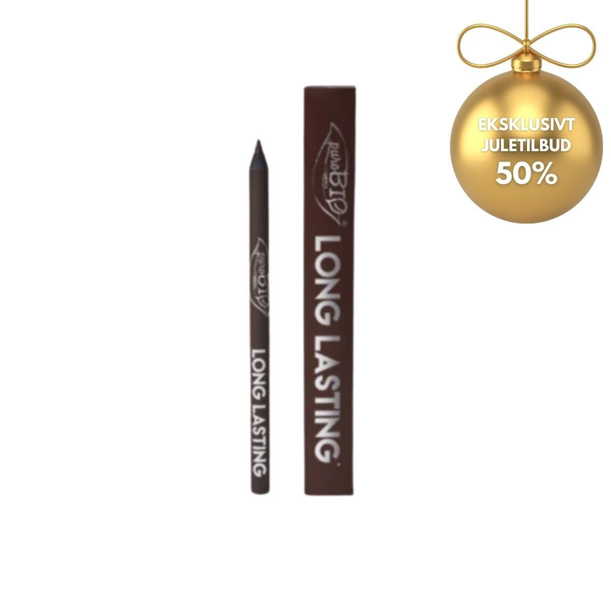 PUROBIO COSMETICS - LONG LASTING EYELINER - MAT BROWN 05 u. æske