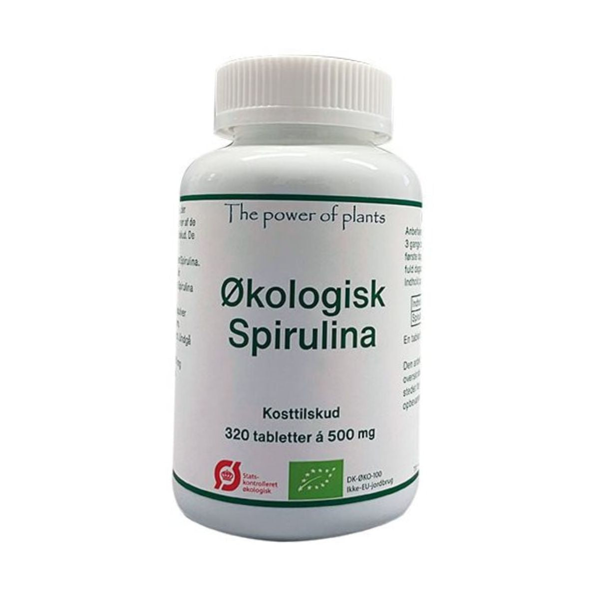 The power of plants -  Økologisk Spirulina - 320 tabletter