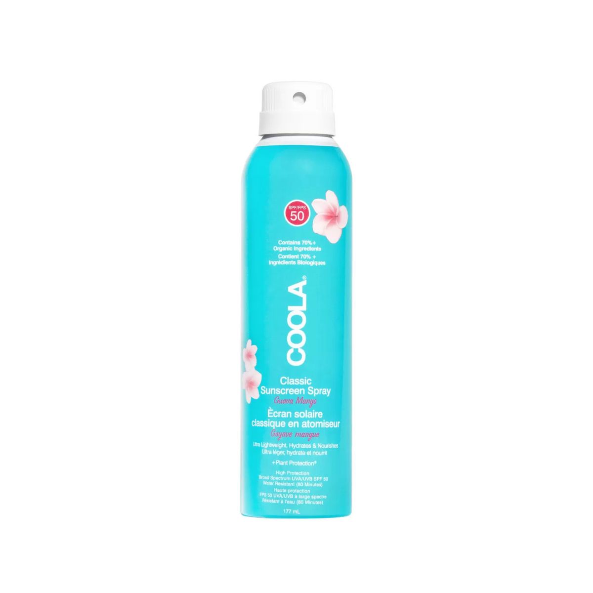 COOLA Classic Body Spray Guava Mango SPF 50, 177 ml (gl. emballage)