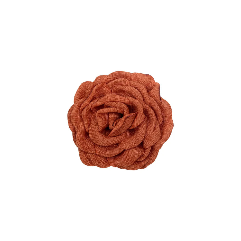 ByStær - Daisy Hårklemme - Lille (8 cm) - Brændt Orange