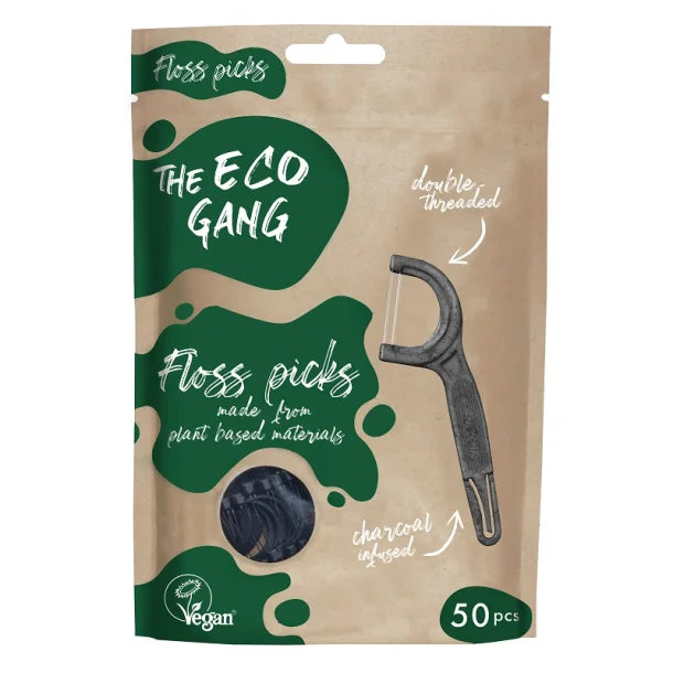 THE ECO GANG - TANDTRÅDSBØJLER DOBBELTSTRENGET MED CHARCOAL