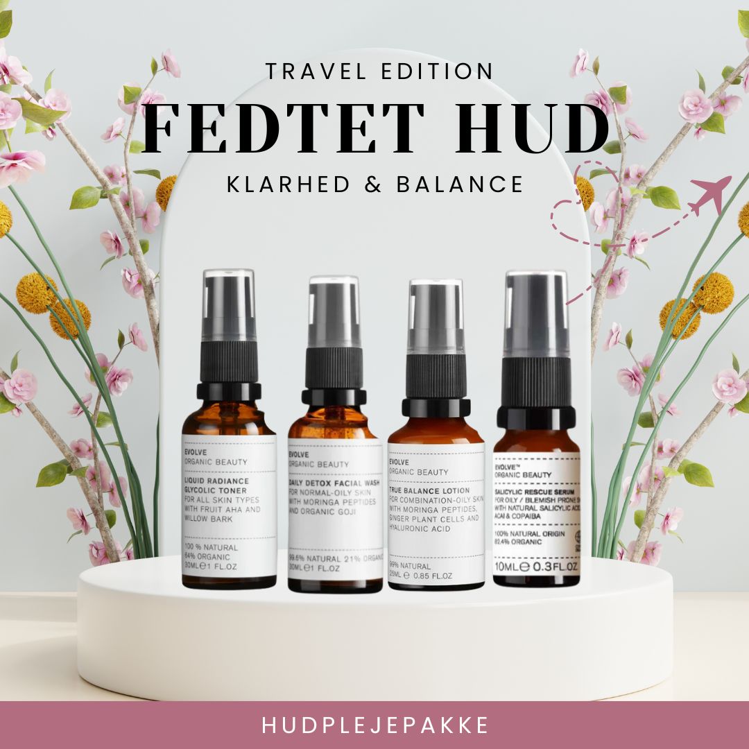 Evolve Travel pakke | Fedtet hud