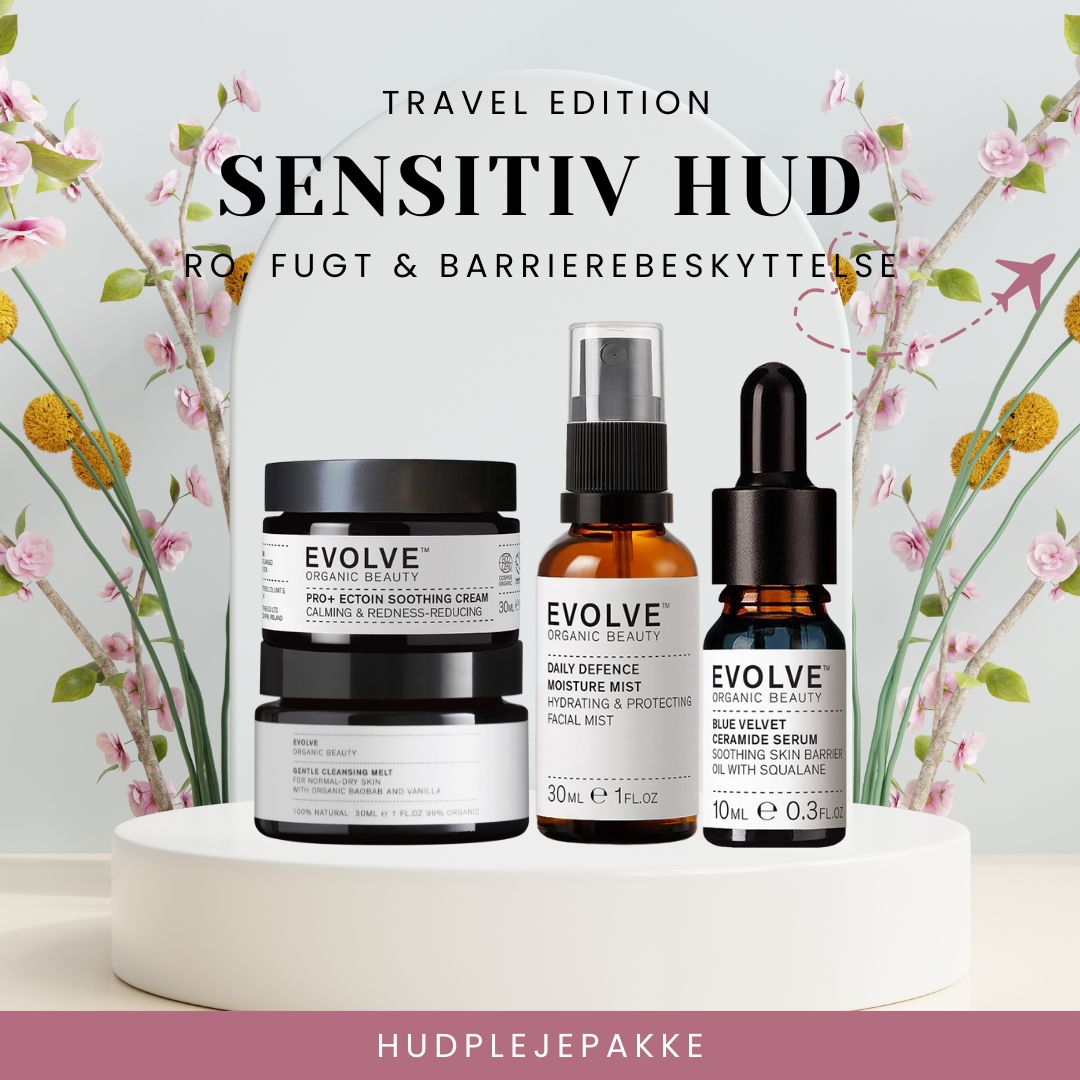 Evolve Travel pakke | Sensitiv hud