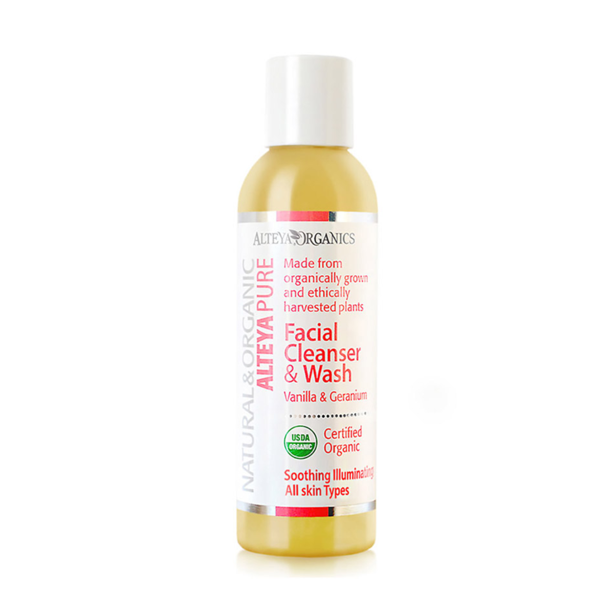 ALTEYA ORGANICS - PURE VANILLA & GERANIUM FACIAL CLEANSER