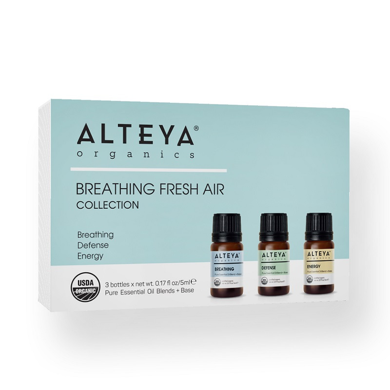 ALTEYA ORGANICS  - BREATHING FRESH AIR GAVEÆSKE - ØKOLOGISKE ESSENTIELLE OLIER