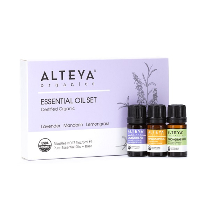 ALTEYA ORGANICS - ØKOLOGISK ESSENTIEL OLIER PURE INDULGENCE GAVEÆSKE