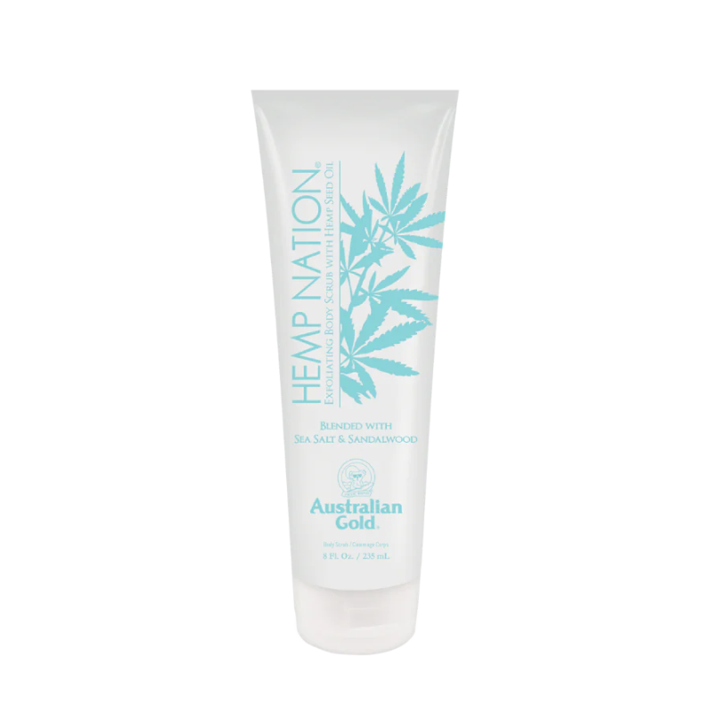 Australian Gold - Hemp Nation Body Scrub - Sea Salt & Sandalwood - 235 ml