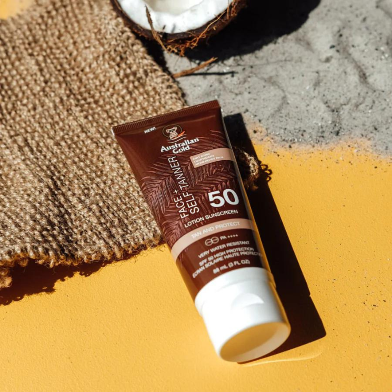 Australian Gold - Face Lotion m/Bronzer SPF 50 - 88 ml