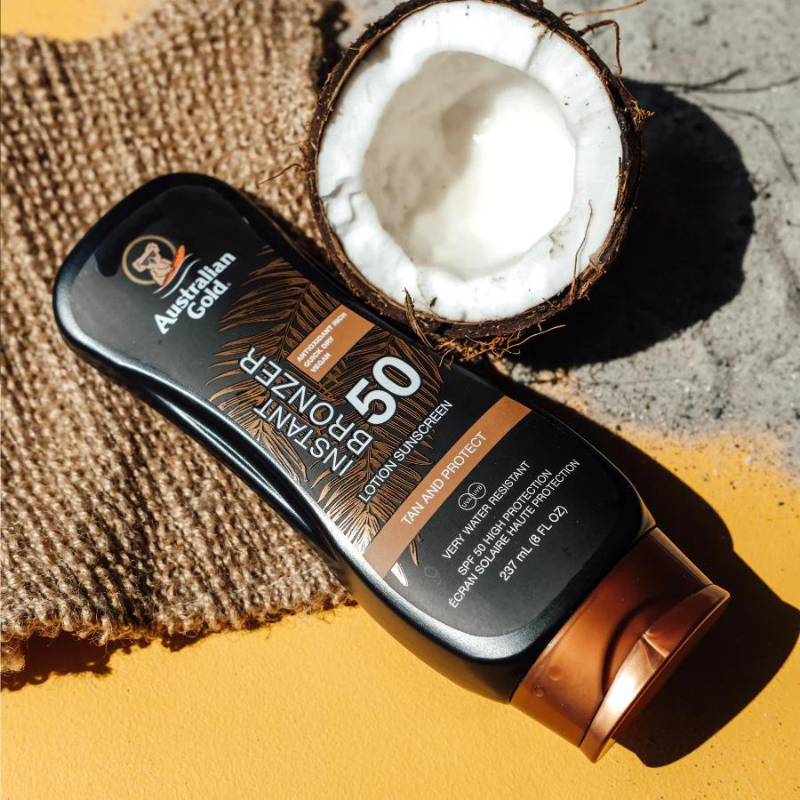Australian Gold - Solcreme lotion m/Bronzer SPF 50