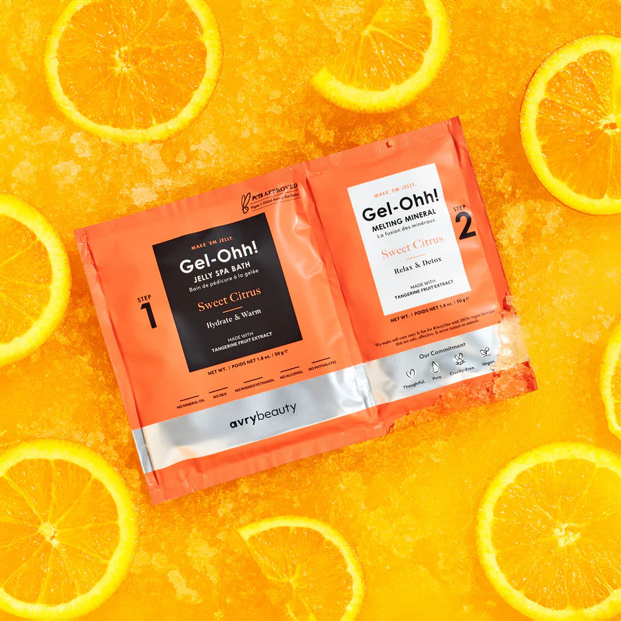 Avry - Gel-ohh Jelly Spa Pedi Bad SWEET CITRUS