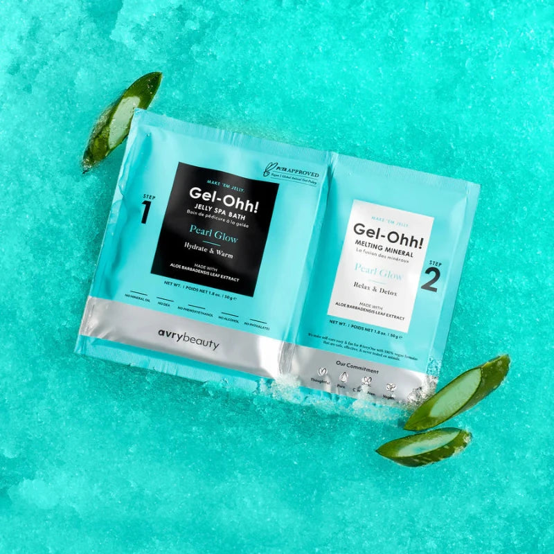 Avry Beauty - Gel-ohh Jelly Spa Pedi Bad - PEARL GLOW