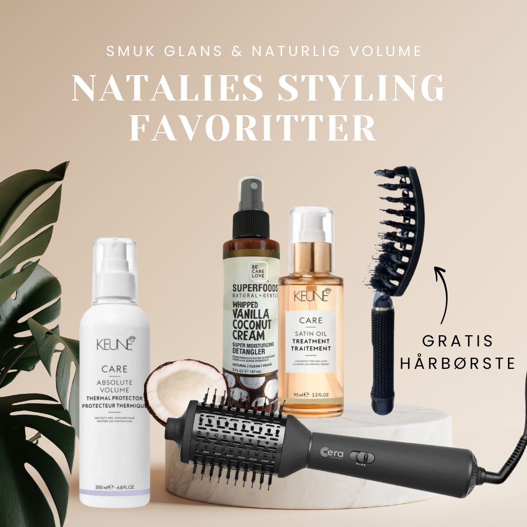 Natalies Styling Favoritter – Smuk glans & naturlig volume