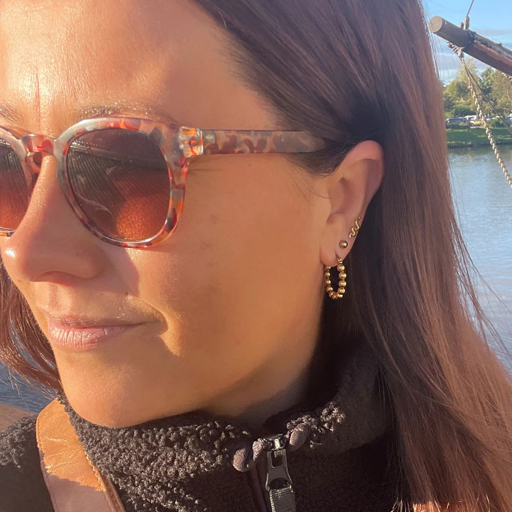WOLFF JEWELRY - Big Boble Hoops - 18 karat guldbelagt