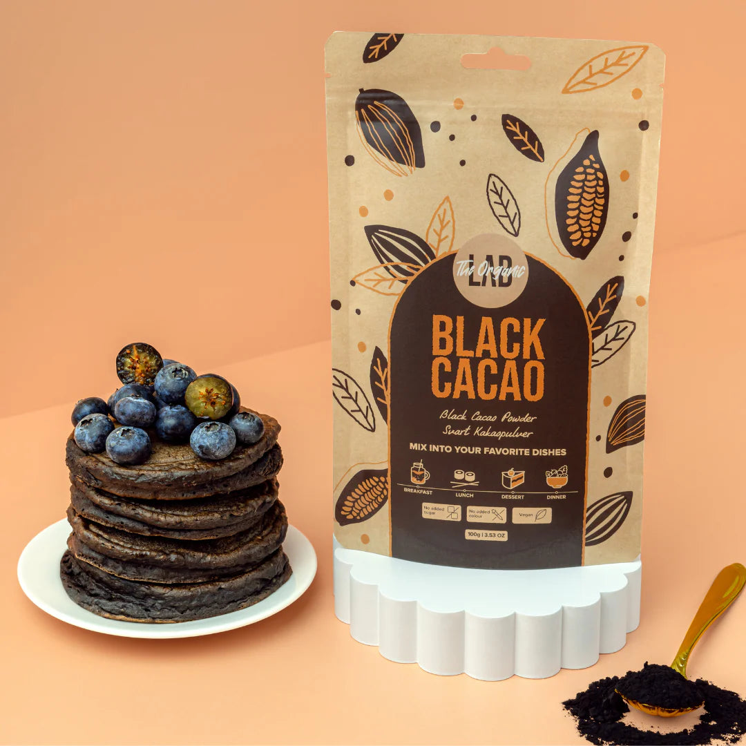 Black cacao powder