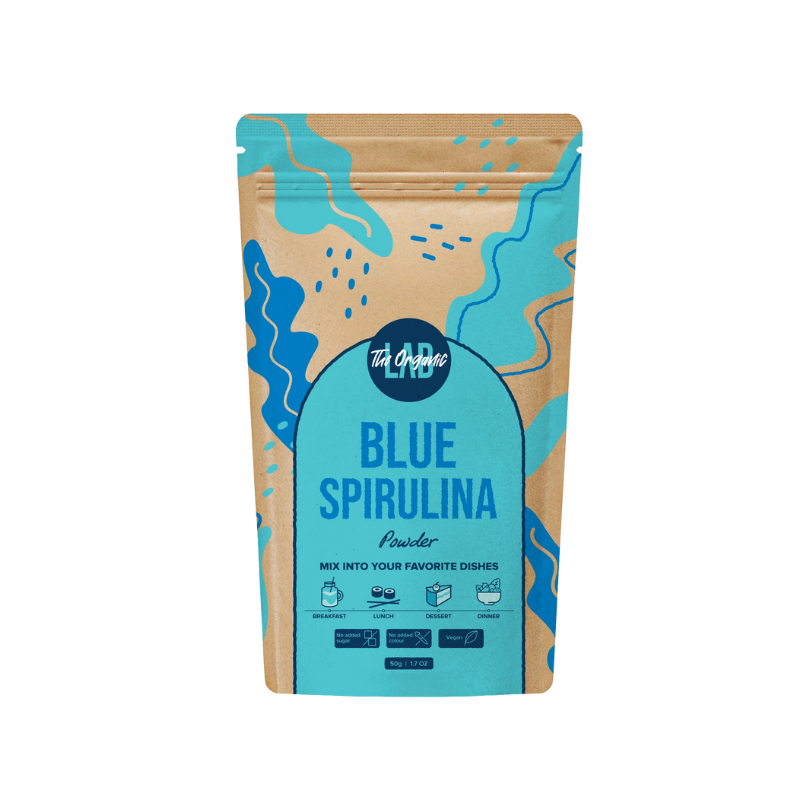 The Organic Labs - Blue Green Algae Spirulina Powder Extract - 50 g.