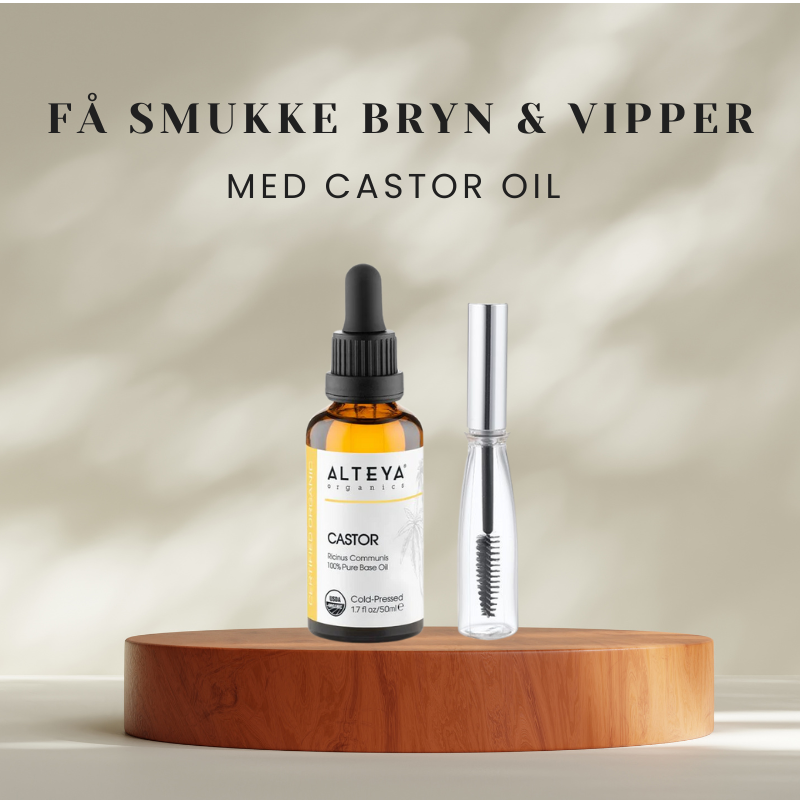 Det perfekte vippe kit til bryn og vipper - Castor Oil og hylster