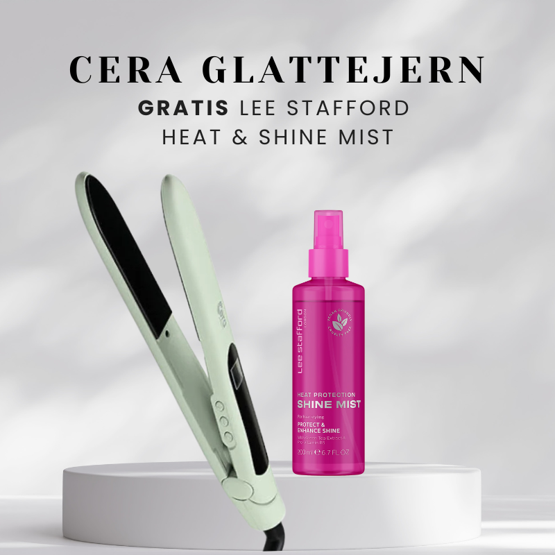 CERA GLATTEJERN - GRATIS LEE STAFFORD  HEAT & SHINE MIST