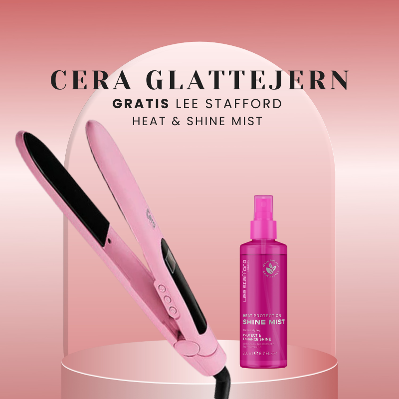 CERA GLATTEJERN - GRATIS LEE STAFFORD  HEAT & SHINE MIST