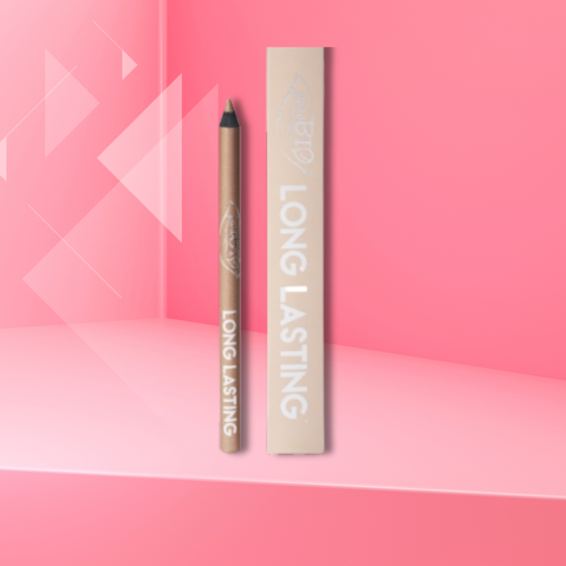 PUROBIO COSMETICS - LONG LASTING EYELINER - METALLIC CHAMPAGNE 02