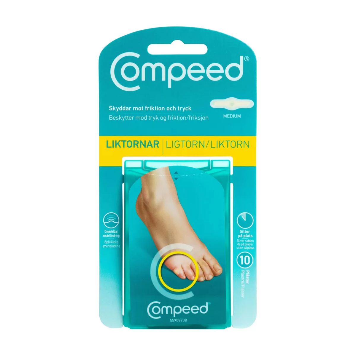 Compeed - Ligtornplaster - Medium - 10 stk.