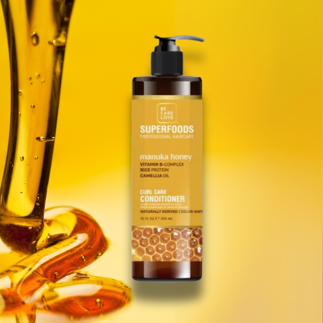 SUPERFOODS - CURL CARE BALSAM - MED MANUKA HONEY - 355 ML.