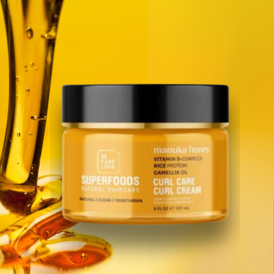 SUPERFOODS CURL CARE HÅRBALM - MED MANUKA HONEY - 237 ML.