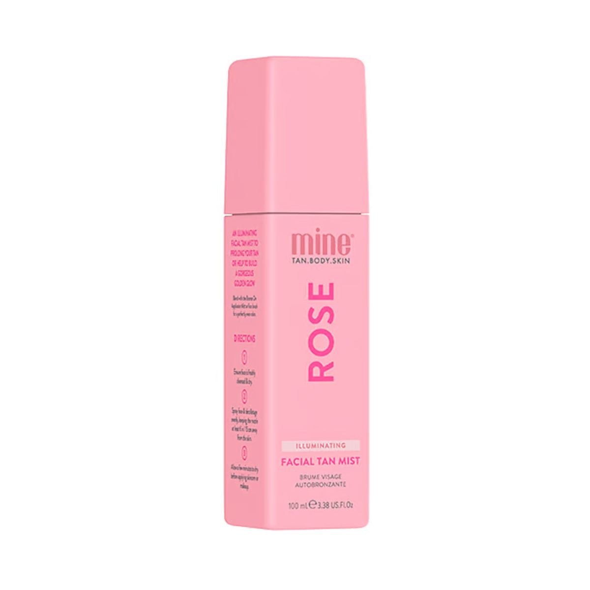 Minetan - Rose Illuminating  Facial Tan Mist - 100 ml