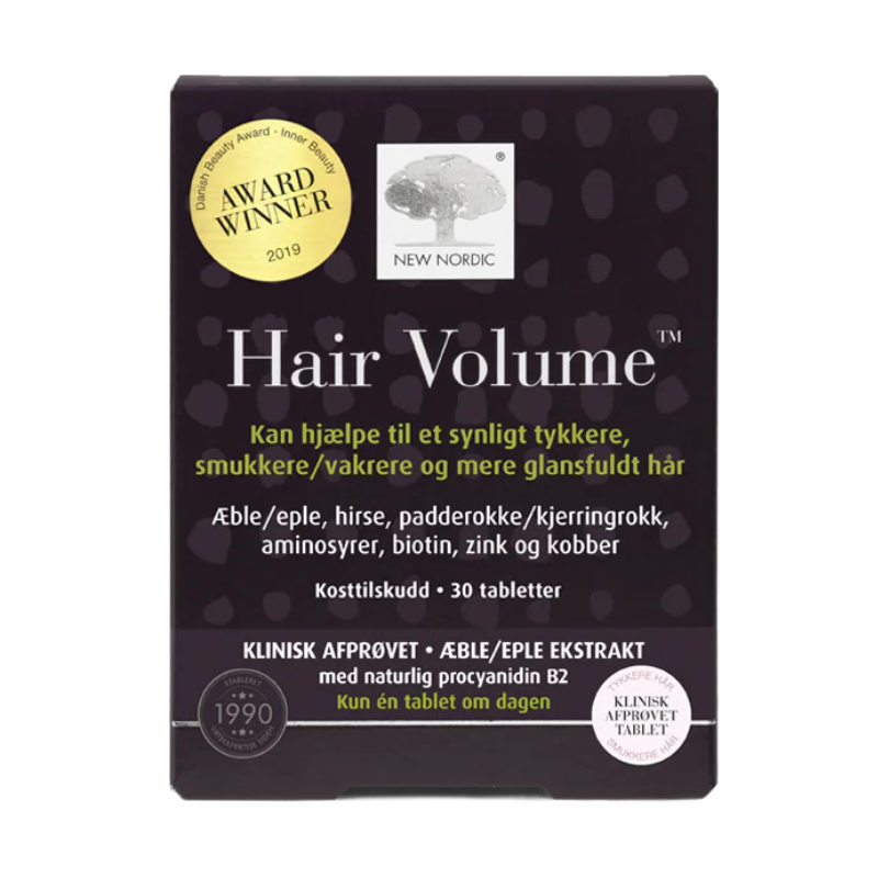 New Nordic - Hair Volume (Hårvækst og volume) - 30 tabeletter