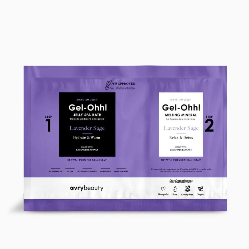 Avry Beauty - Gel-ohh Jelly Spa Pedi Bad - LAVENDER