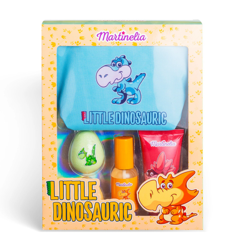Martinelia - Little Dinosauric - Toilettaske med indhold