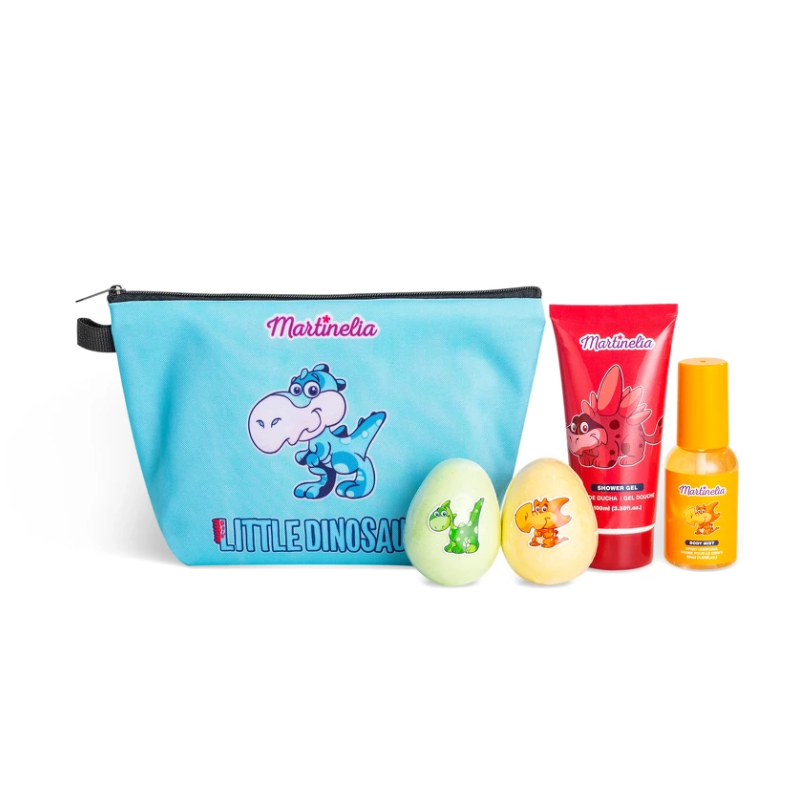 Martinelia - Little Dinosauric - Toilettaske med indhold