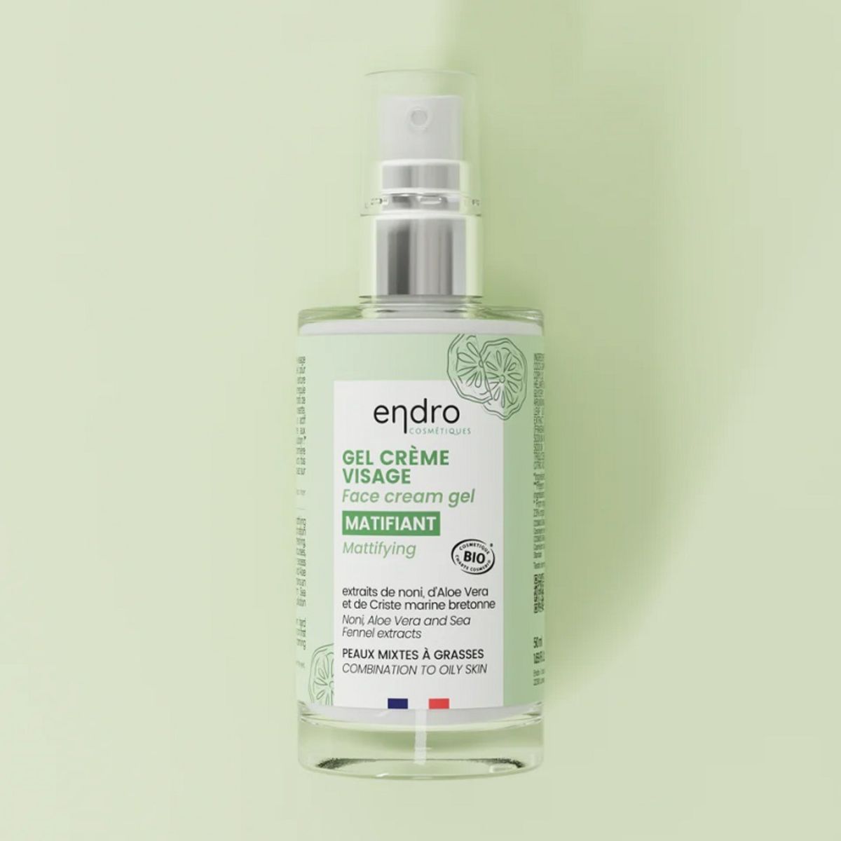 ENDRO COSMÈTIQUES - BIO FACE CREAM GEL - MATTIFYING