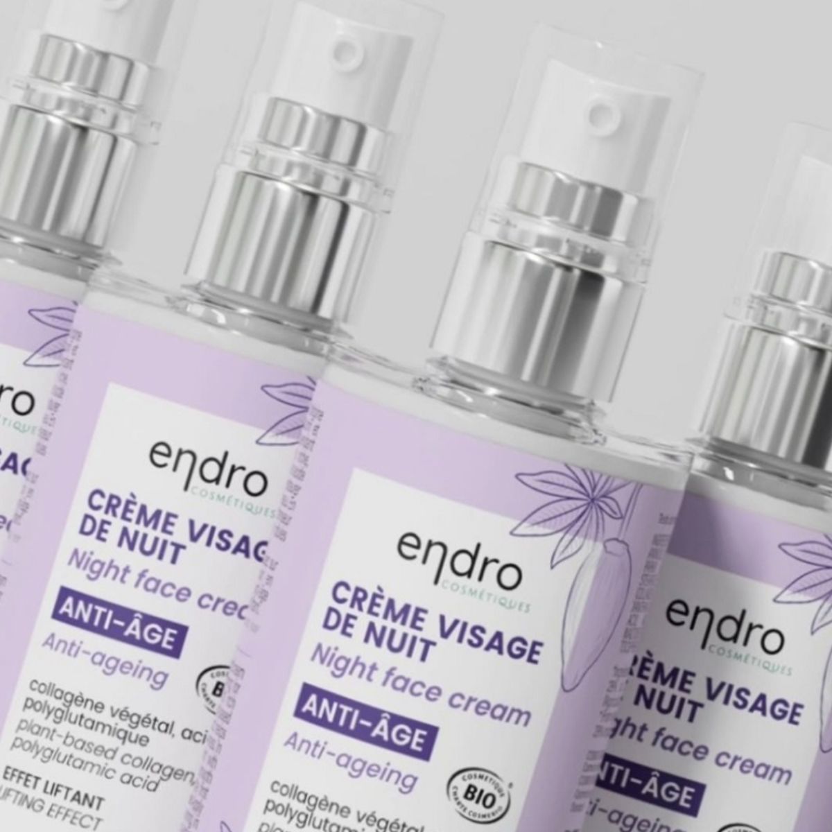Endro Cosmètiques - Bio face night cream - Anti-aging Lifting