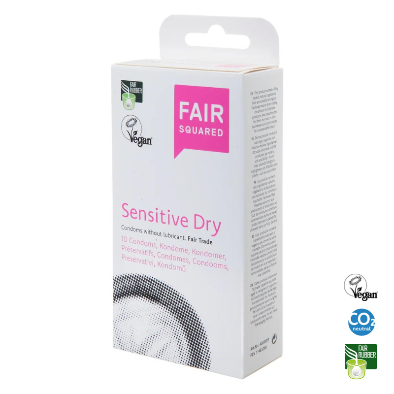 FAIR SQUARED - SENSITIVE DRY - 10 stk.