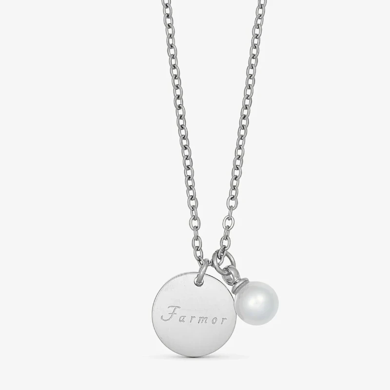 WOLFF JEWELRY - Farmor  halskæde - Sølvfarvet