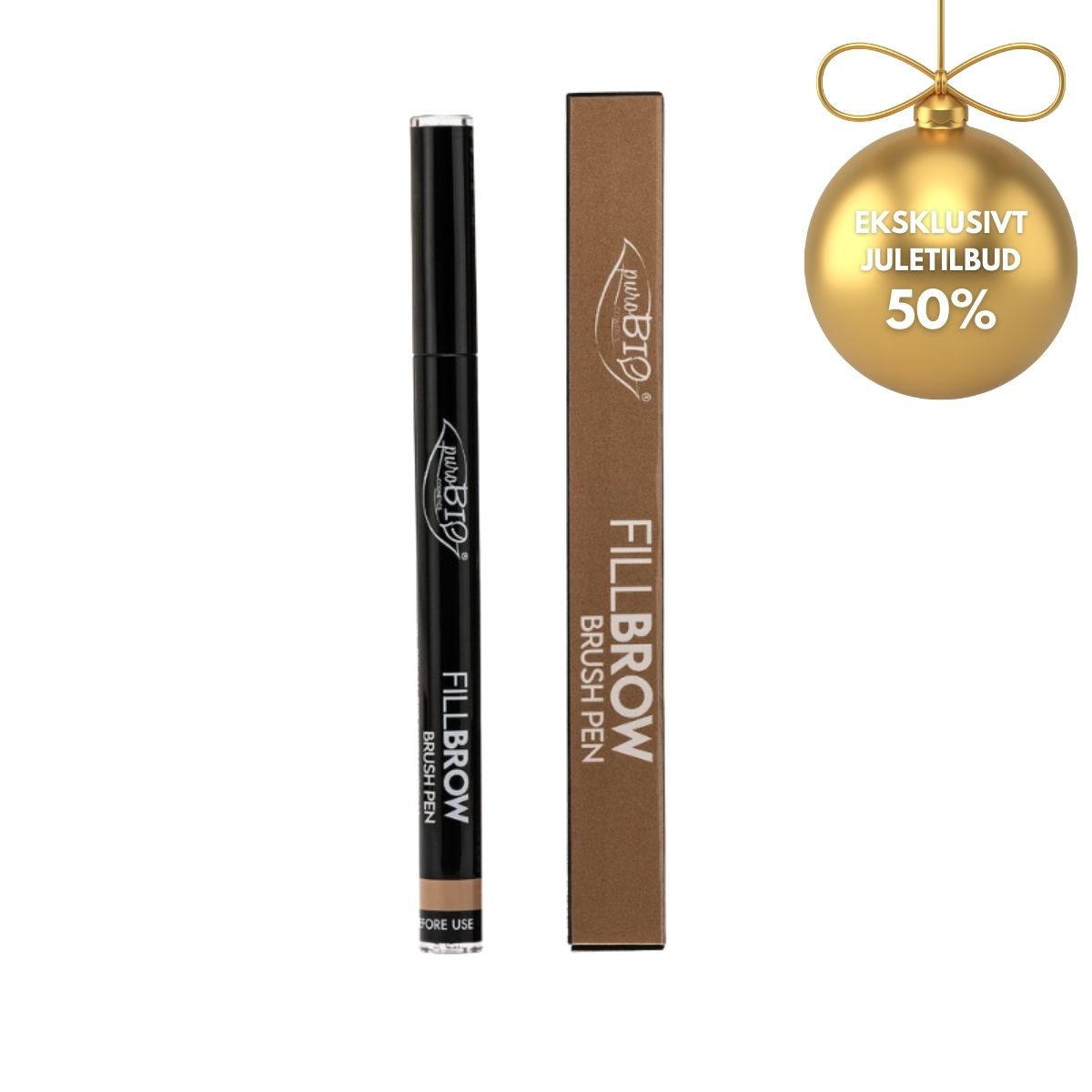 PUROBIO COSMETICS - FILLBROW - BRUSH PEN 01 - Naturale Blonde u. æske