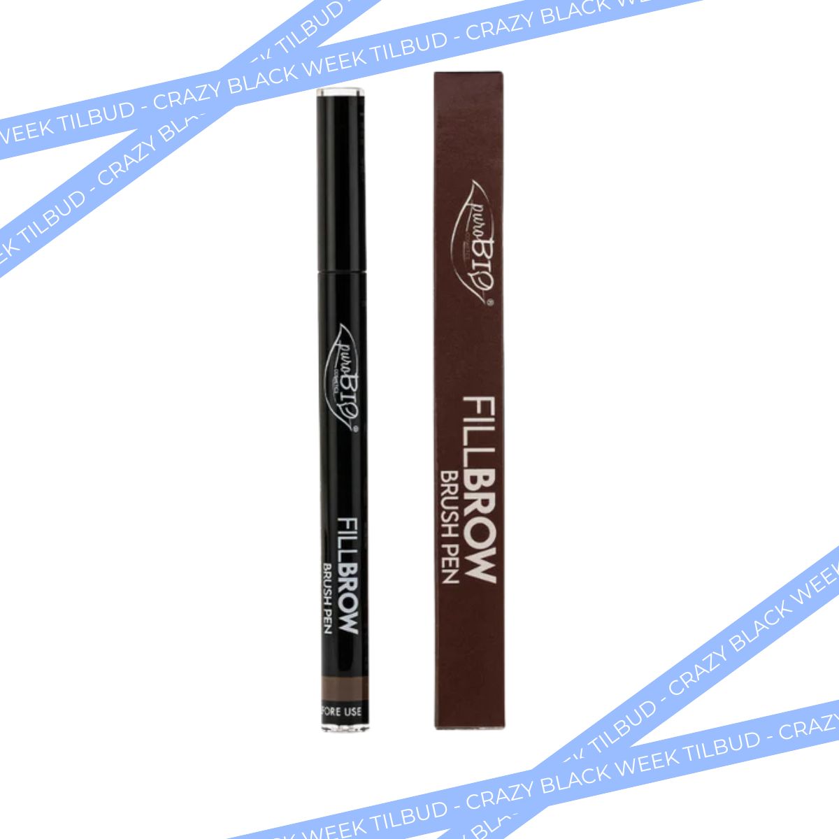 PUROBIO COSMETICS - FILLBROW - BRUSH PEN DARK BROWN 03 u. æske