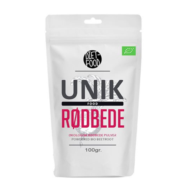 Unik Food - Rødbedepulver - Økologisk - 100 g.