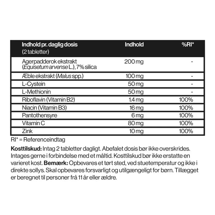 Scandinavian Biolabs - HAIR NUTRIENT TABLETS