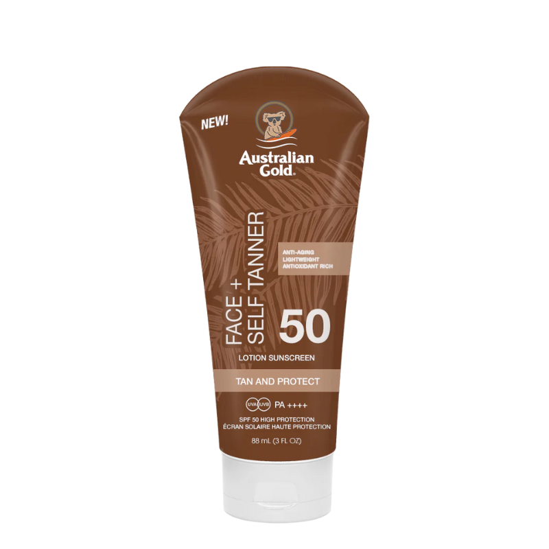 Australian Gold - Face Lotion m/Bronzer SPF 50 - 88 ml