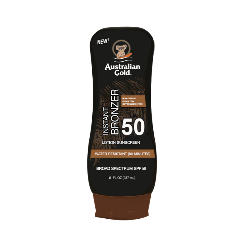 Australian Gold - Solcreme lotion m/Bronzer SPF 50