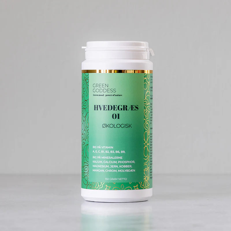 Green Goddess - Hvedegræs 01 - økologisk - 150 g