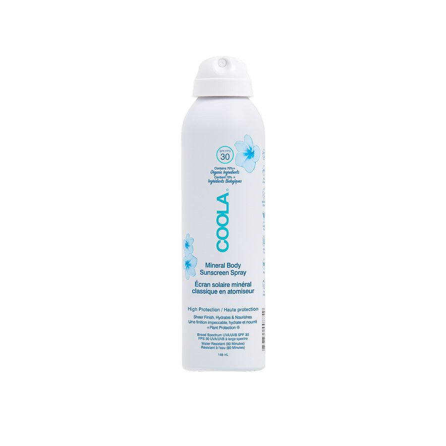 COOLA Mineral Body Spray Fragrance Free SPF 30, 148 ml
