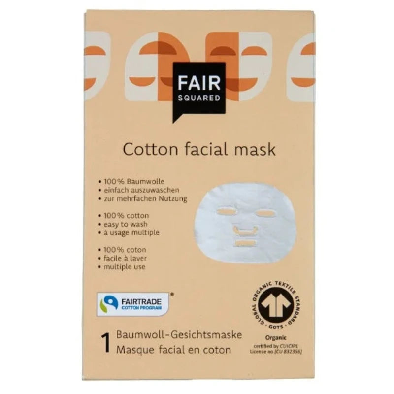 FAIR SQUARED - GENANVENDELIGE ØKOLOGISK SHEET MASK